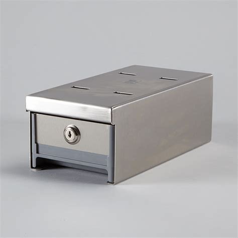 metal invisible lock box with holes|metal lock box with handle.